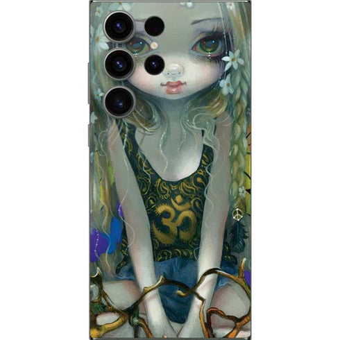 Rainbow Winged Yoga Fairy by Jasmine Becket-Griffith Galaxy S24 Ultra Skin