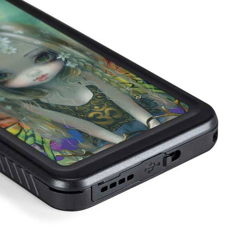 Rainbow Winged Yoga Fairy by Jasmine Becket-Griffith Galaxy S24 Waterproof Case