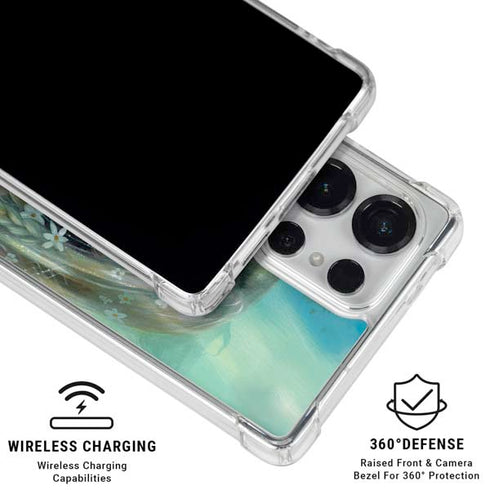 Rainbow Winged Yoga Fairy by Jasmine Becket-Griffith Galaxy S25 Ultra Clear Case