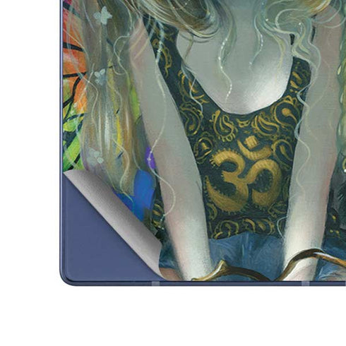 Rainbow Winged Yoga Fairy by Jasmine Becket-Griffith Galaxy Z Fold6 Skin