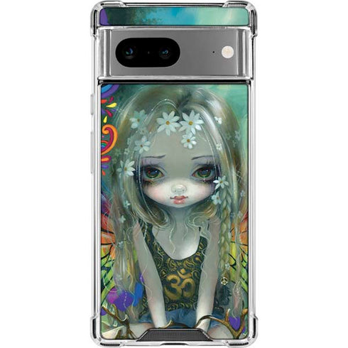 Rainbow Winged Yoga Fairy by Jasmine Becket-Griffith Pixel Cases
