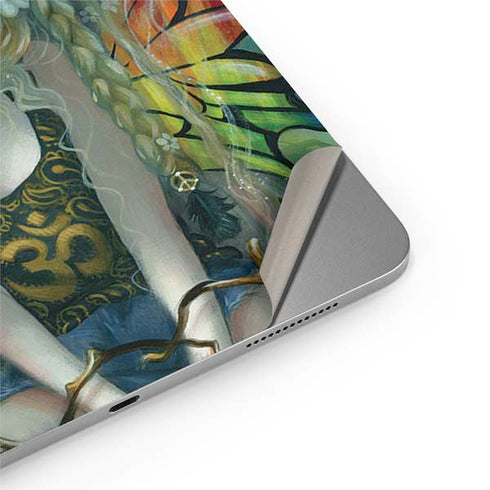 Rainbow Winged Yoga Fairy by Jasmine Becket-Griffith Apple iPad Air Skin