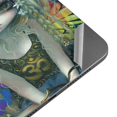 Rainbow Winged Yoga Fairy by Jasmine Becket-Griffith Apple iPad Mini Skin