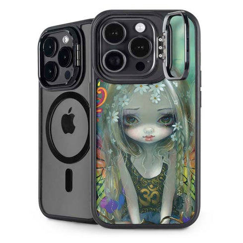 Rainbow Winged Yoga Fairy by Jasmine Becket-Griffith iPhone 13 Pro Max Kickstand Case