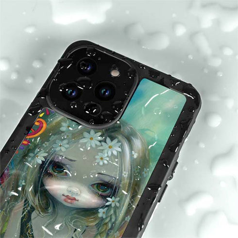 Rainbow Winged Yoga Fairy by Jasmine Becket-Griffith iPhone 15 Pro Waterproof Case