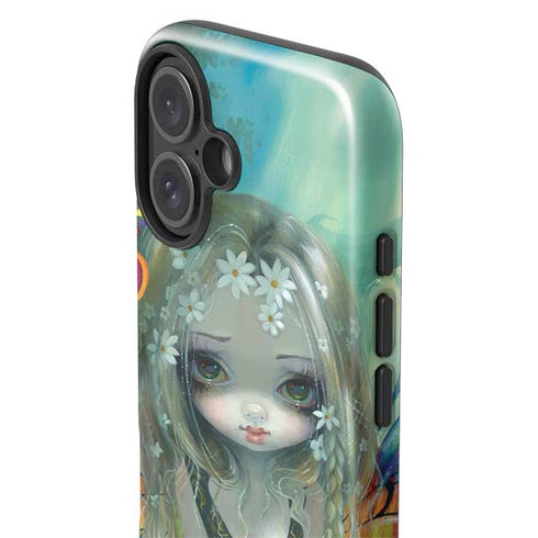 Rainbow Winged Yoga Fairy by Jasmine Becket-Griffith iPhone 16 Impact Case