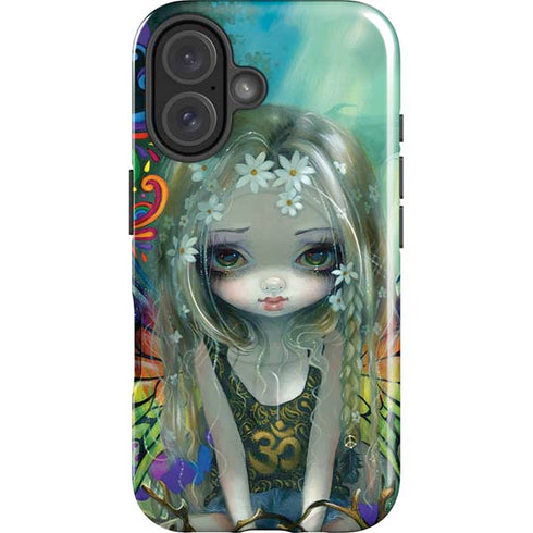Rainbow Winged Yoga Fairy by Jasmine Becket-Griffith iPhone 16 Magsafe Impact Case