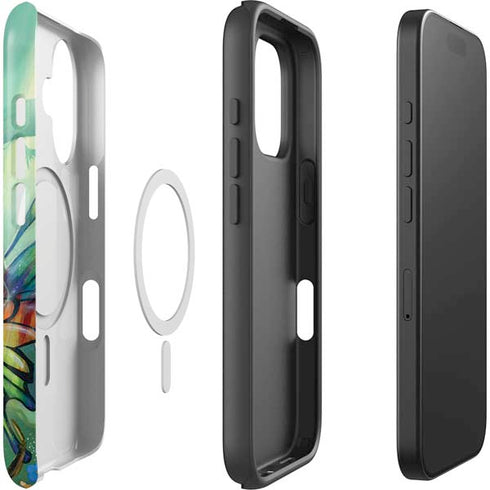 Rainbow Winged Yoga Fairy by Jasmine Becket-Griffith iPhone 16 Magsafe Impact Case