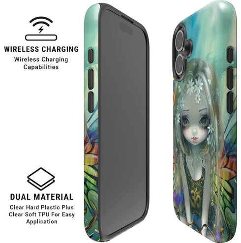 Rainbow Winged Yoga Fairy by Jasmine Becket-Griffith iPhone 16 Magsafe Impact Case