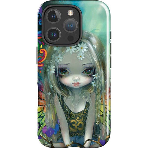 Rainbow Winged Yoga Fairy by Jasmine Becket-Griffith iPhone 16 Pro Magsafe Impact Case