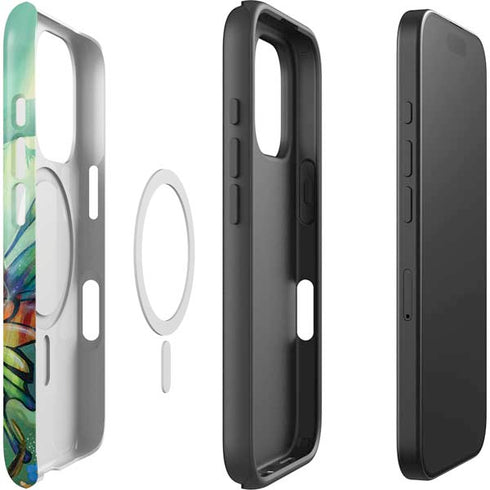 Rainbow Winged Yoga Fairy by Jasmine Becket-Griffith iPhone 16 Pro Magsafe Impact Case