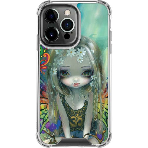 Rainbow Winged Yoga Fairy by Jasmine Becket-Griffith iPhone 16 Pro Max Clear Case