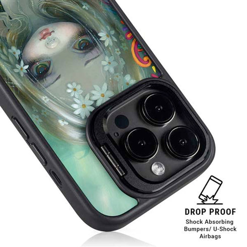 Rainbow Winged Yoga Fairy by Jasmine Becket-Griffith iPhone 16 Pro Max Kickstand Case