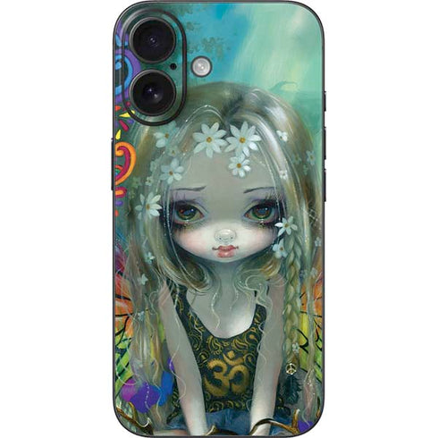 Rainbow Winged Yoga Fairy by Jasmine Becket-Griffith iPhone 16 Skin