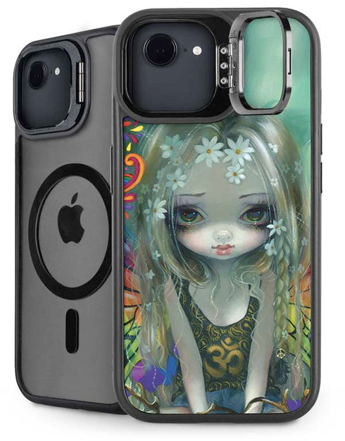 Rainbow Winged Yoga Fairy by Jasmine Becket-Griffith iPhone 16e Kickstand Case