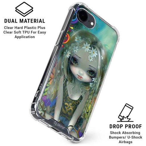 Rainbow Winged Yoga Fairy by Jasmine Becket-Griffith iPhone 16e Clear Case