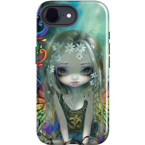 Rainbow Winged Yoga Fairy by Jasmine Becket-Griffith iPhone 16e Impact Case