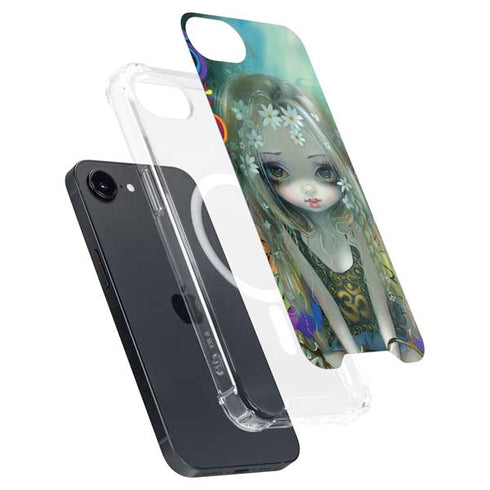Rainbow Winged Yoga Fairy by Jasmine Becket-Griffith iPhone 16e MagSafe Case
