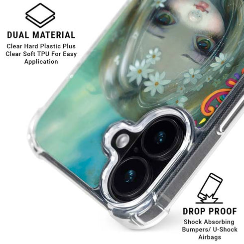 Rainbow Winged Yoga Fairy by Jasmine Becket-Griffith iPhone 17 Clear Case