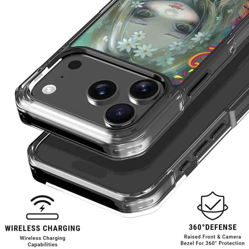 Rainbow Winged Yoga Fairy by Jasmine Becket-Griffith iPhone 18 Pro Clear Case