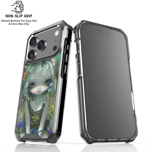 Rainbow Winged Yoga Fairy by Jasmine Becket-Griffith iPhone 18 Pro Clear Case