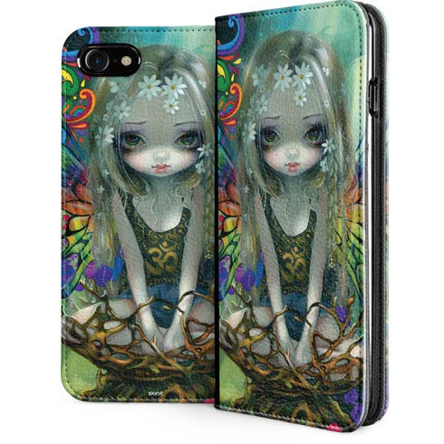Rainbow Winged Yoga Fairy by Jasmine Becket-Griffith iPhone Cases