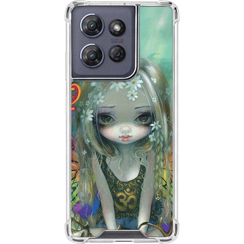 Rainbow Winged Yoga Fairy by Jasmine Becket-Griffith Moto G 5G (2025) Clear Case
