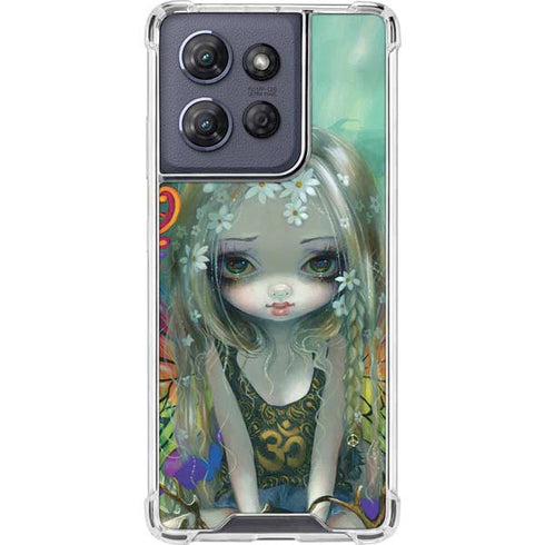 Rainbow Winged Yoga Fairy by Jasmine Becket-Griffith Moto G Power 5G (2025) Clear Case