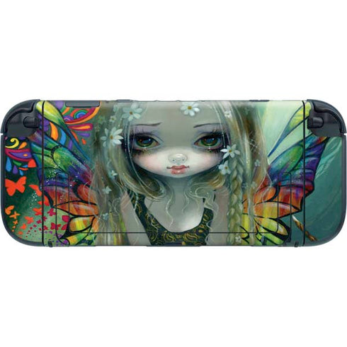 Rainbow Winged Yoga Fairy by Jasmine Becket-Griffith Nintendo Switch 2 (2025) with Joy-Con Skin
