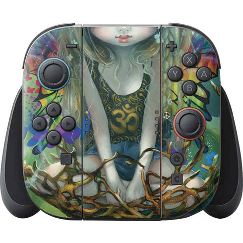 Rainbow Winged Yoga Fairy by Jasmine Becket-Griffith Nintendo Skins