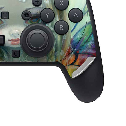 Rainbow Winged Yoga Fairy by Jasmine Becket-Griffith Nintendo Switch 2 (2025) Pro Controller Skin