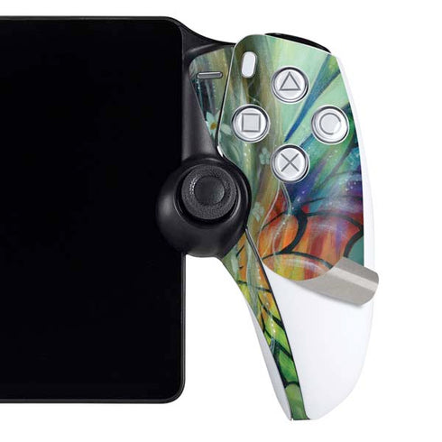 Rainbow Winged Yoga Fairy by Jasmine Becket-Griffith PlayStation Portal Remote Player Skin