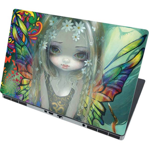 Rainbow Winged Yoga Fairy by Jasmine Becket-Griffith Dell Precision Skin