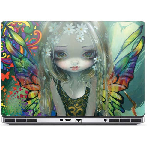 Rainbow Winged Yoga Fairy by Jasmine Becket-Griffith Dell Precision Skin