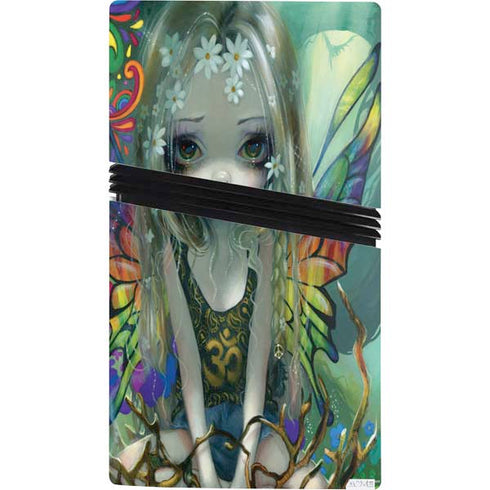 Rainbow Winged Yoga Fairy by Jasmine Becket-Griffith PS5 Pro Bundle Skin