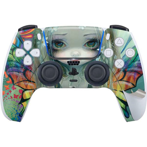 Rainbow Winged Yoga Fairy by Jasmine Becket-Griffith PS5 Pro Bundle Skin