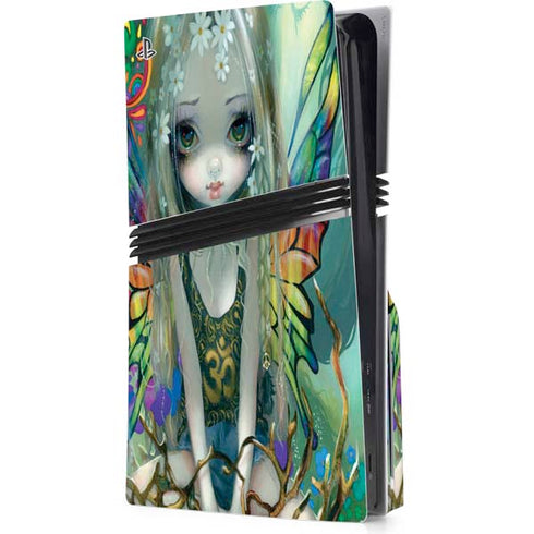 Rainbow Winged Yoga Fairy by Jasmine Becket-Griffith PS5 Pro Disk Console Skin