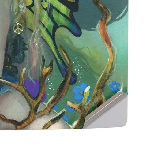 Rainbow Winged Yoga Fairy by Jasmine Becket-Griffith PS5 Pro Disk Console Skin