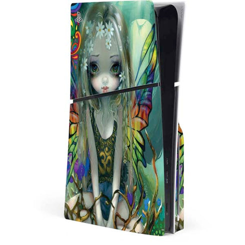 Rainbow Winged Yoga Fairy by Jasmine Becket-Griffith PlayStation PS5 Skins