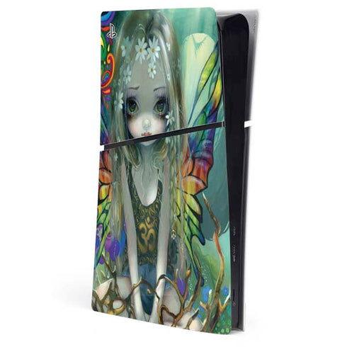 Rainbow Winged Yoga Fairy by Jasmine Becket-Griffith PlayStation PS5 Skins