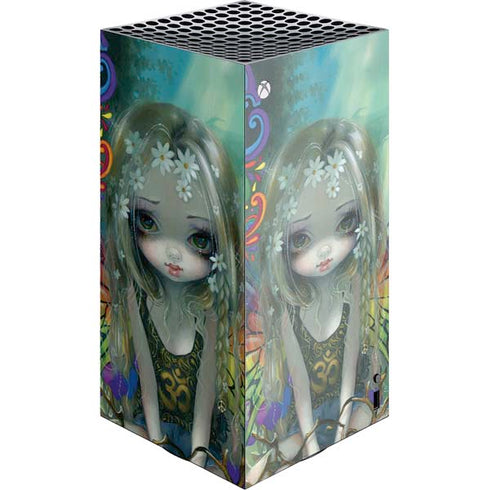 Rainbow Winged Yoga Fairy by Jasmine Becket-Griffith XBox Series X Digital Edition Console Skin
