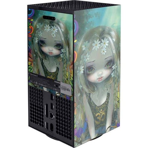 Rainbow Winged Yoga Fairy by Jasmine Becket-Griffith XBox Series X Digital Edition Console Skin