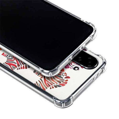 Rainbow Zebras by Cat Coq Galaxy A36 5G Clear Case