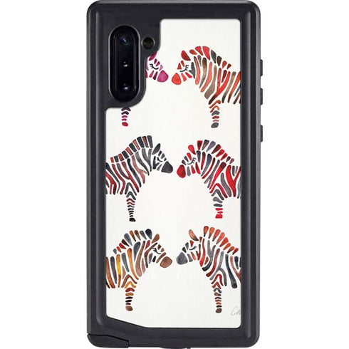 Rainbow Zebras by Cat Coq Galaxy Cases