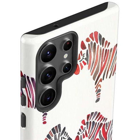 Rainbow Zebras by Cat Coq Galaxy S23 Ultra Pro Case