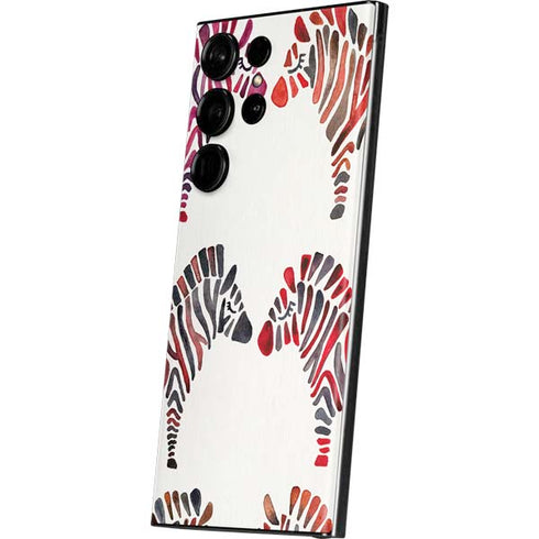 Rainbow Zebras by Cat Coq Galaxy Skins