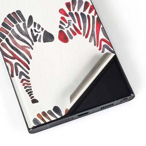 Rainbow Zebras by Cat Coq Galaxy Skins