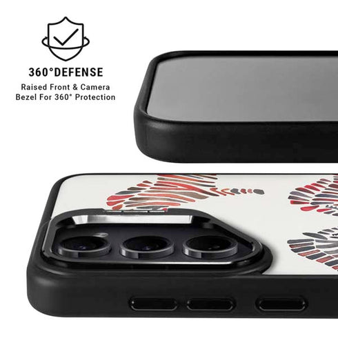 Rainbow Zebras by Cat Coq Galaxy S24 FE Kickstand Case