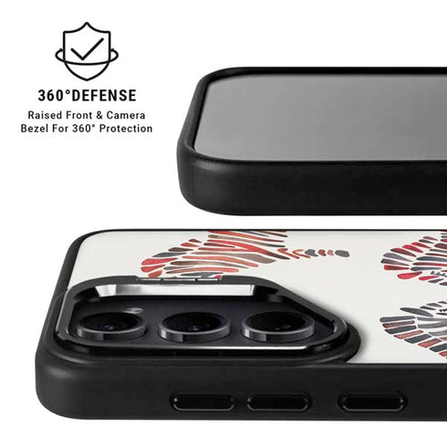 Rainbow Zebras by Cat Coq Galaxy S25 Plus Kickstand Case