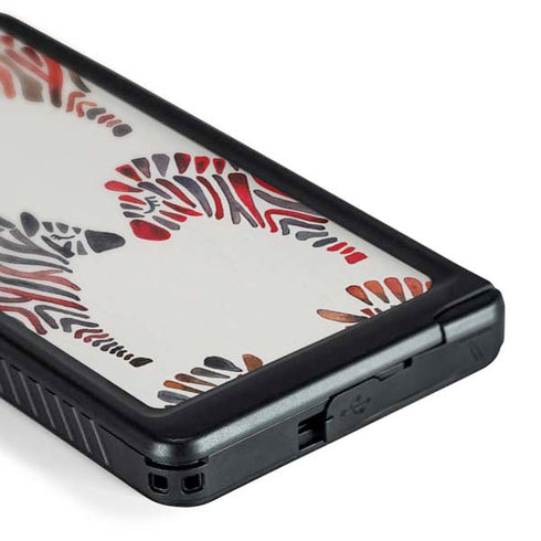 Rainbow Zebras by Cat Coq Galaxy S24 Ultra Waterproof Case